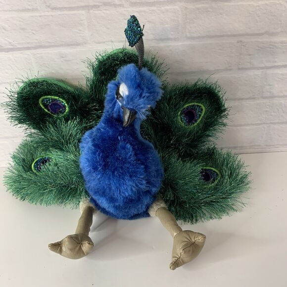 Folkmanis Puppet Peacock Bird Colorful Hand Play Puppet Plush - Picture 5 of 7